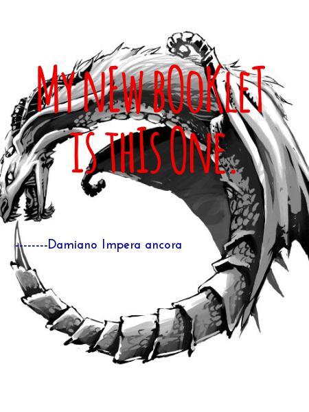 My new booklet is this one